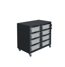 Chariot Rollbox bacs Europe 2 colonnes 300 kg