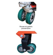 Transpalette manuel silencieux SILENT/CBV 2500 kg