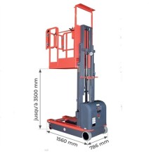Nacelle motorisée NMV à mât vertical 300 kg