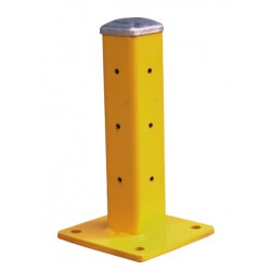 Poteau et lisse de protection W1