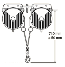 Équilibreur pneumatique (version unités en tandem)