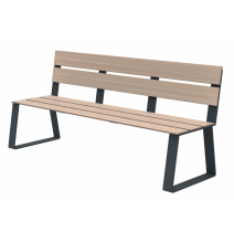 Banc extérieur à fixer