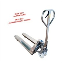 Transpalette manuel premium inox 304 et 316 2500 kg