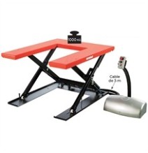 Table élévatrice électrique plateau en U économique 1000 kg (220V ou 380V)
