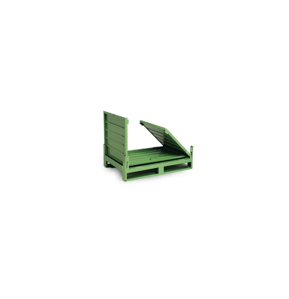 Conteneur métallique pliable avec couvercle | Equip Indus