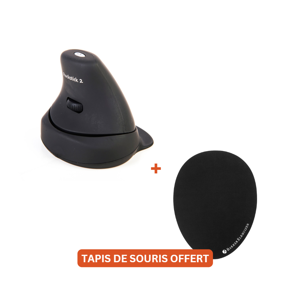 Souris verticale ergonomique ambidextre