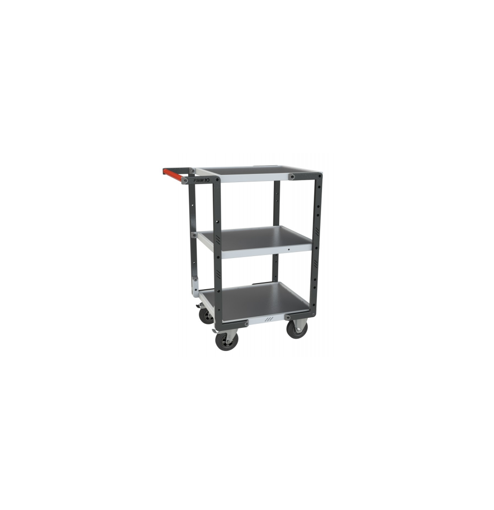 Servante 2 ou 3 niveaux Flat-Pack 250 kg (version plateau tôle)