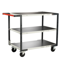 Servante 2 ou 3 niveaux Flat-Pack 250 kg (version plateau tôle)