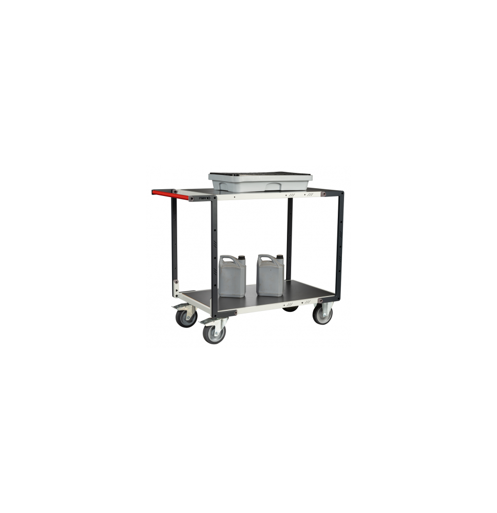 Servante 2 ou 3 niveaux Flat-Pack 400 kg (version plateau tôle)