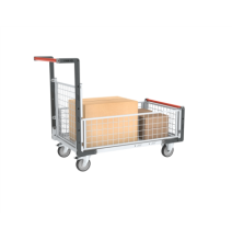 Chariot modulaire grillagés Flat-Pack 250 kg (version plateau mélaminé)