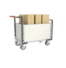 Chariot modulaire PP alvéolaire 500 kg (version plateau bois médium)