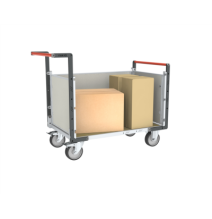 Chariot modulaire PP alvéolaire 500 kg (version plateau bois médium)