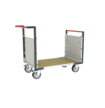 Chariot modulaire PP alvéolaire 500 kg (version plateau bois médium)