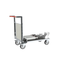 Chariot modulaire PP alvéolaire 500 kg (version plateau bois médium)