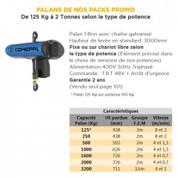 Potence sur fût articulée mobile PFAMOB 150 à 250 kg