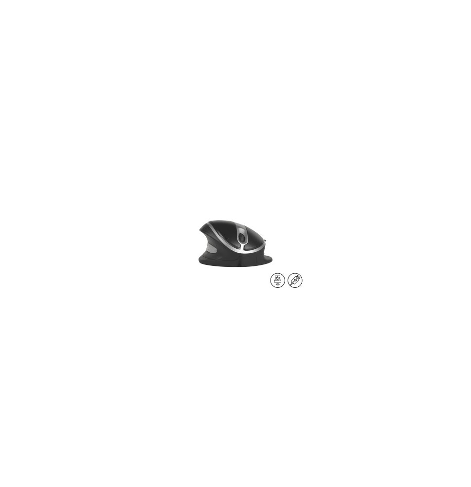Souris verticale ergonomique ambidextre et réglable en inclinaison
