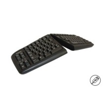 Clavier ergonomique divisé pour les personnes qui tapent à 10 doigts à l'aveugle