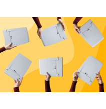 Support pour ordinateur avec porte-documents intégré Ergo-Q 330