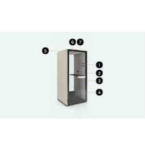 Cabine acoustique pour une ou 4 personnes