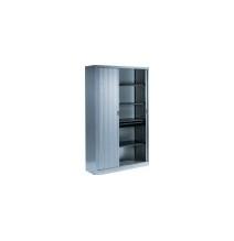 Armoire haute à rideaux Généric pour archives (version monocouleur)