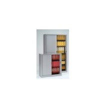 Armoire haute à rideaux Généric pour archives (version monocouleur)