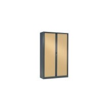 Armoire haute à rideaux Généric pour archives (version monocouleur)