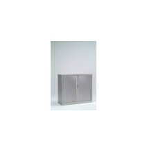 Armoire mi-haute à rideaux Généric (version unis) - Hauteur 100cm