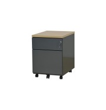 Caissons mobile avec 2 tiroirs pour bureau 60cm