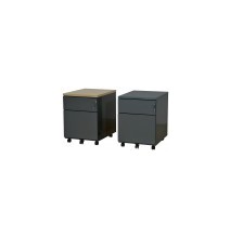 Caissons mobile avec 2 tiroirs pour bureau 60cm