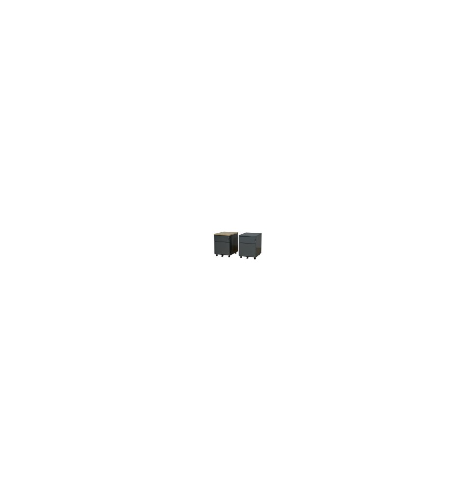 Caissons mobile avec 2 tiroirs pour bureau 60cm