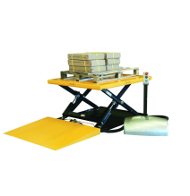 Table élévatrice avec rampe