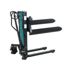 Gerbeur manuel à mat télescopique et tablier pivotant