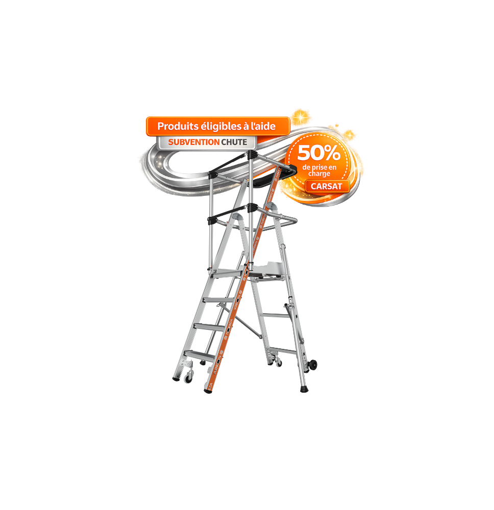 Plateforme légère et mobile Véloce (version sangles)