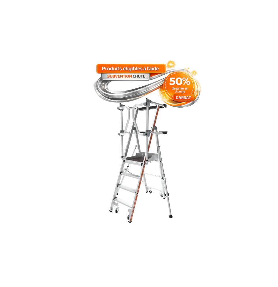 Plateforme légère et mobile Véloce (version portillon)