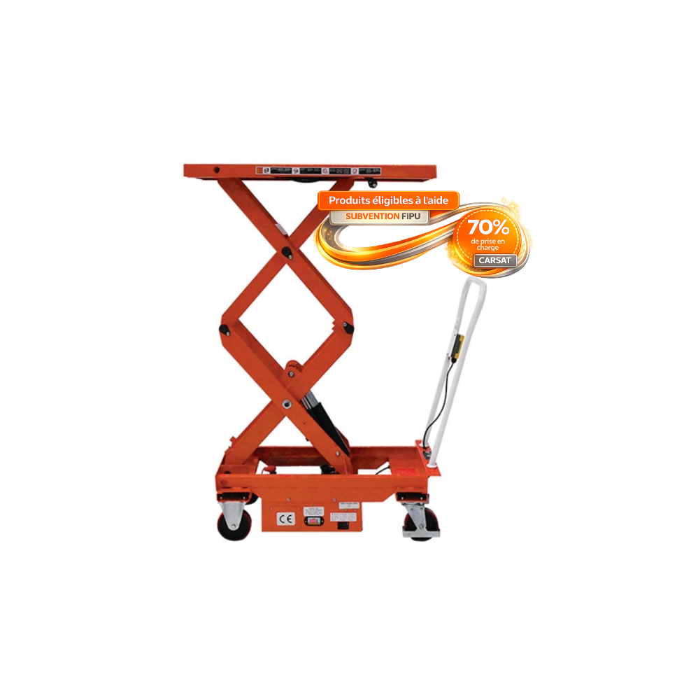Table élévatrice semi-électrique 500 à 1000 kg