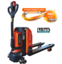Transpalette électrique 1,5 tonne PTE15N PRO usage intensif et batterie lithium