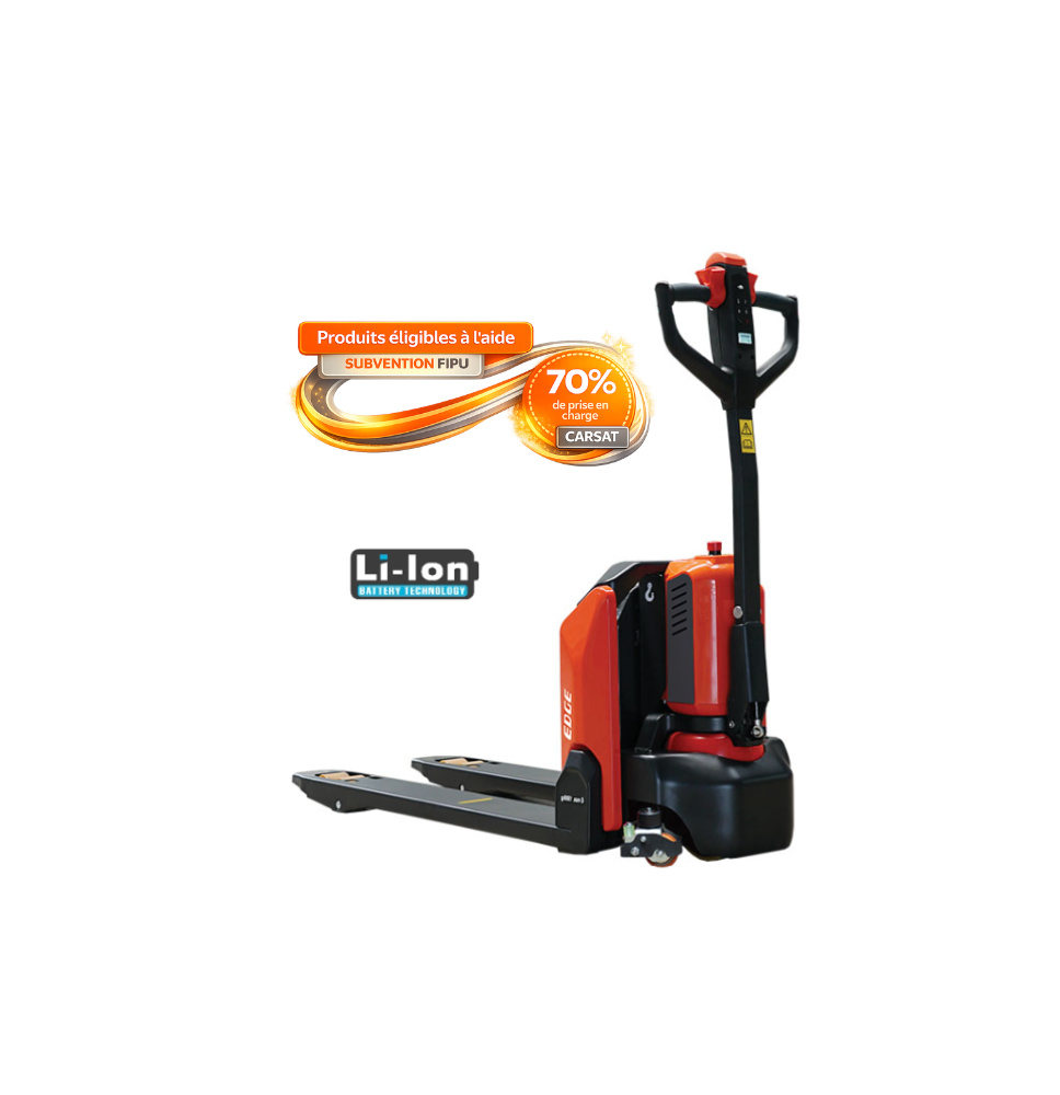 Transpalette électrique lithium 1500 kg PTE15N EDGE