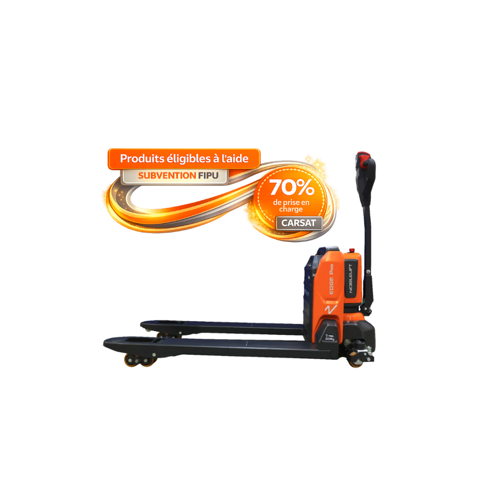 Transpalette électrique PTE20N PRO 2 tonnes usage intensif et batterie lithium