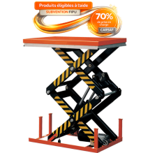 Table élévatrice électrique double ciseaux 1000 à 4000 kg