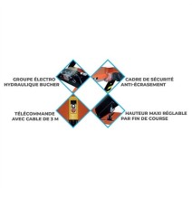 Table élévatrice électrique extra plate (version 1000 kg)