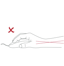 Souris ergonomique HandShoeMouse Wireless (Droitier)