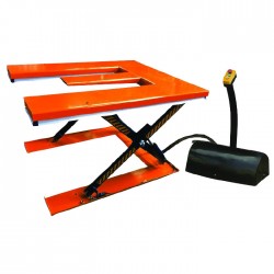 Table élévatrice électrique plateau en E (Version 1000 ou 2000 KG)